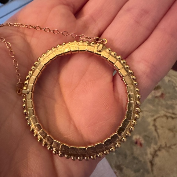 Sabika Global Color Circle Statement Necklace - Picture 10 of 12